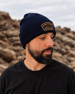 Sanctified Organic Cotton Beanie | NAVY