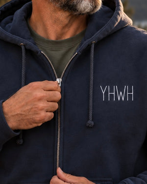 YHWH Premuim Heavyweight  Zip-Up