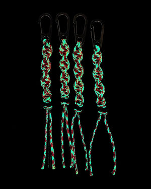 Short DNA Paracord Tzitzit | ORANGE GLOW