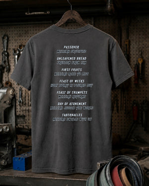 Messiah In The Moedim T-Shirt | Dark Grey