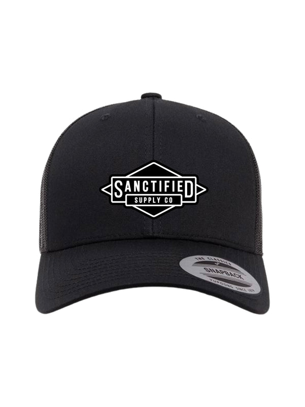 Sanctified Embroidered Patch Shema Hat