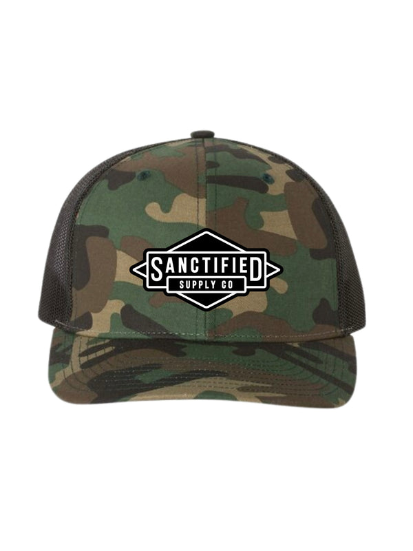 Sanctified Embroidered Patch Shema Hat