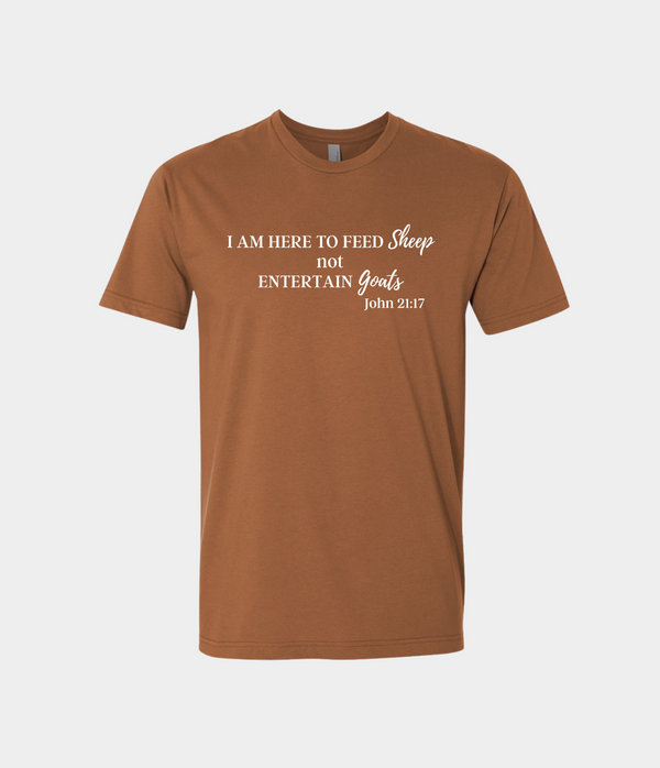 Here To Feed Sheep T-Shirt | Grafted In Grace Creations