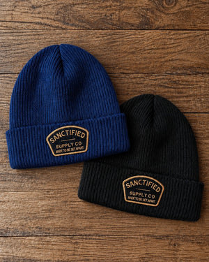 Sanctified Organic Cotton Beanie | NAVY