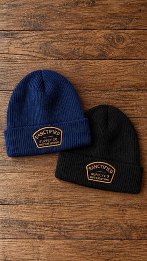 Sanctified Organic Cotton Beanie | BLACK