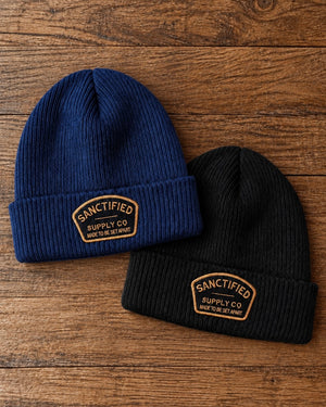 Sanctified Organic Cotton Beanie | NAVY