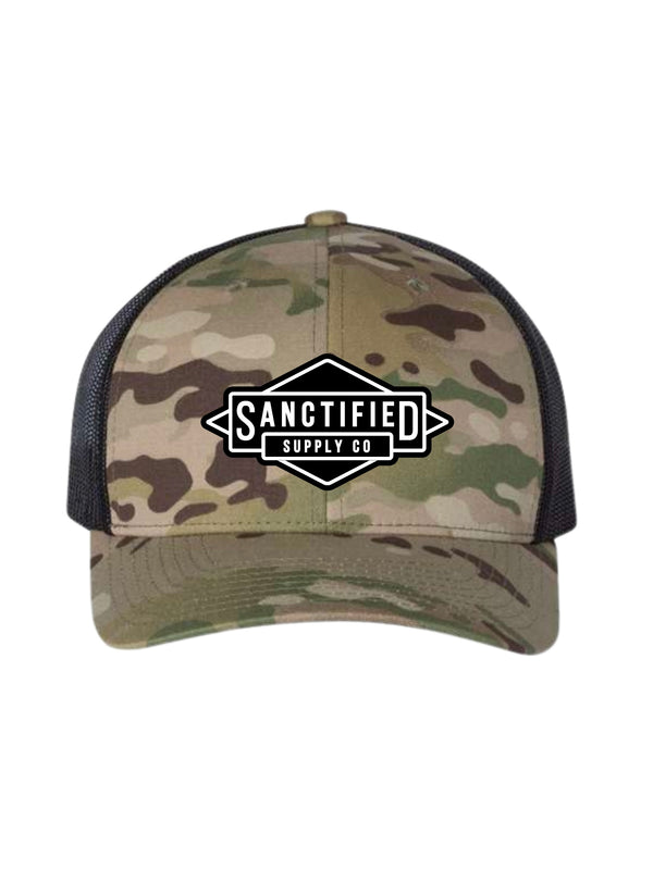 Sanctified Embroidered Patch Shema Hat