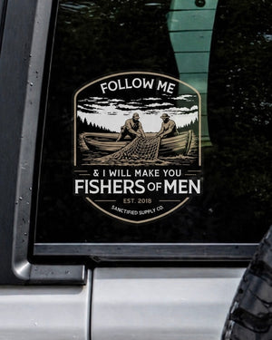 Fishers of Men Clear Decal