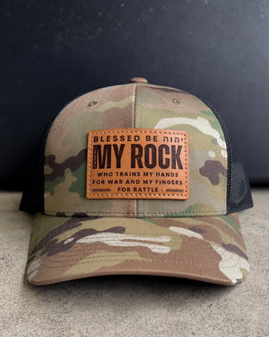 My Rock Leather Patch Hat | Multicam