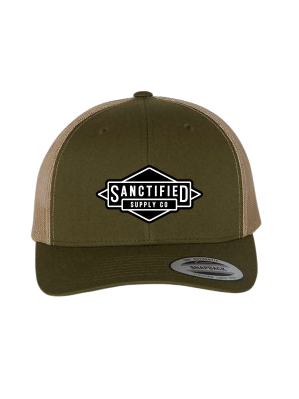 Sanctified Embroidered Patch Shema Hat