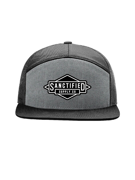 5 Panel Sanctified Embroidered Patch Shema Hat