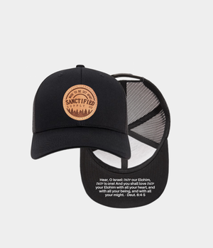 Leather Patch Shema Hat