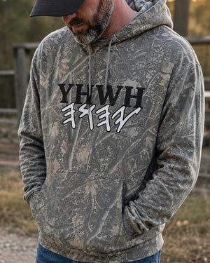 Paleo YHWH Camo Hoodie
