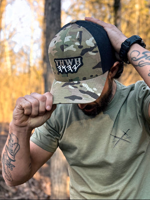 YHWH Shema Hat - Multi Cam