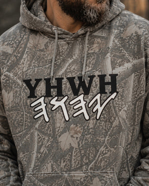 Paleo YHWH Camo Hoodie