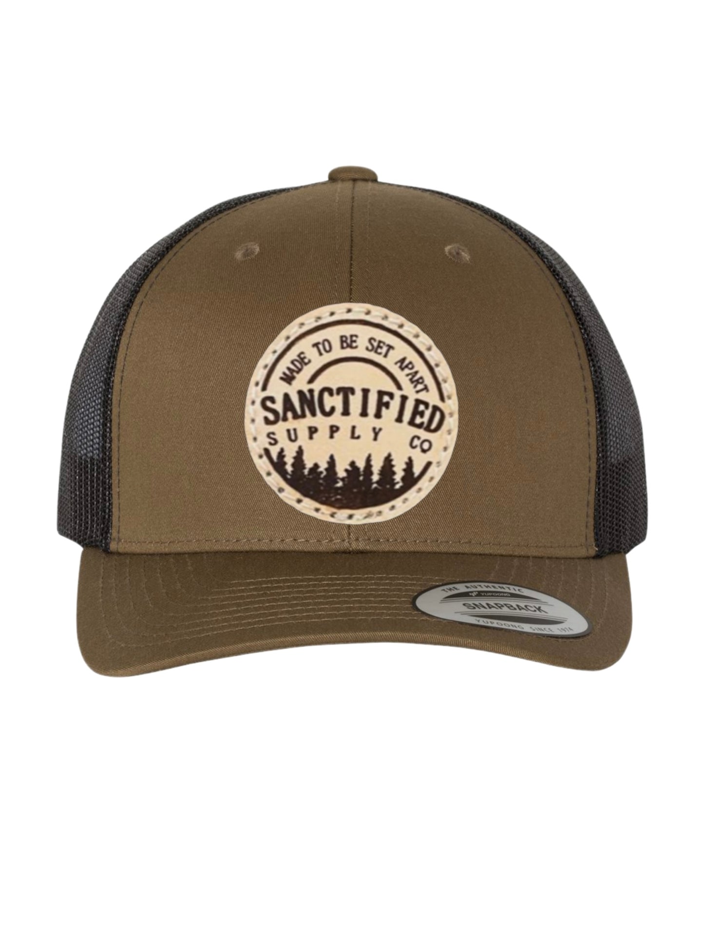 Sanctified Leather Patch Shema Hat